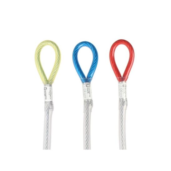 Alternative view of ZAWIESIE STALOWE SINGING ROCK STEEL LANYARD "I" 130 CM (blue)