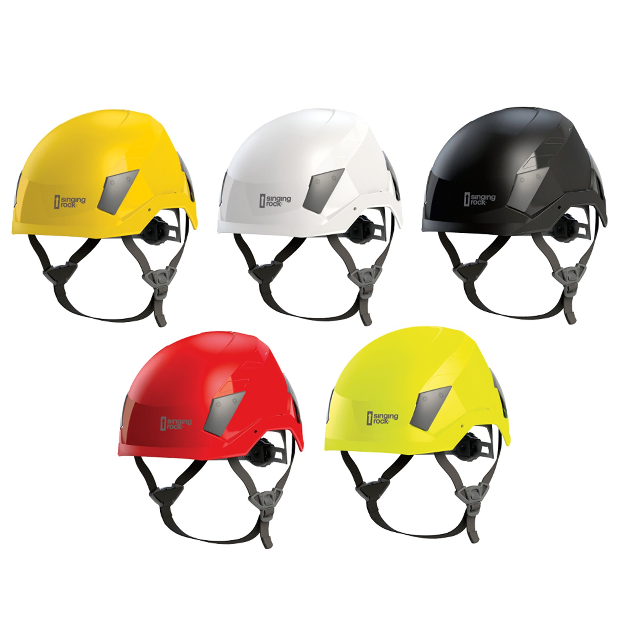 KASK DO PRACY NA WYSOKOŚCI FLASH INDUSTRY (black) - obrazek 7