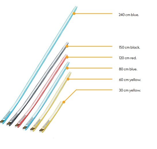 Alternative view of PĘTLA WSPINACZKOWA SLING 11 MM 80 CM (blue)