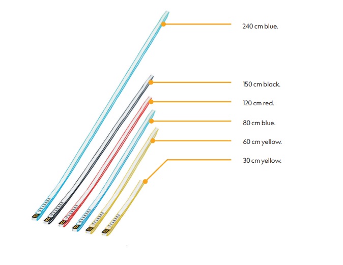 PĘTLA WSPINACZKOWA SLING 11 MM 80 CM (blue) - obrazek 2