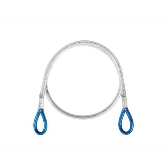ZAWIESIE STALOWE SINGING ROCK STEEL LANYARD "I" 130 CM (blue)