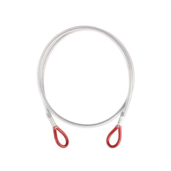 ZAWIESIE STALOWE SINGING ROCK STEEL LANYARD "I" 180 CM (red)